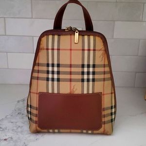 Burberry Vintage Nova Check Backpack